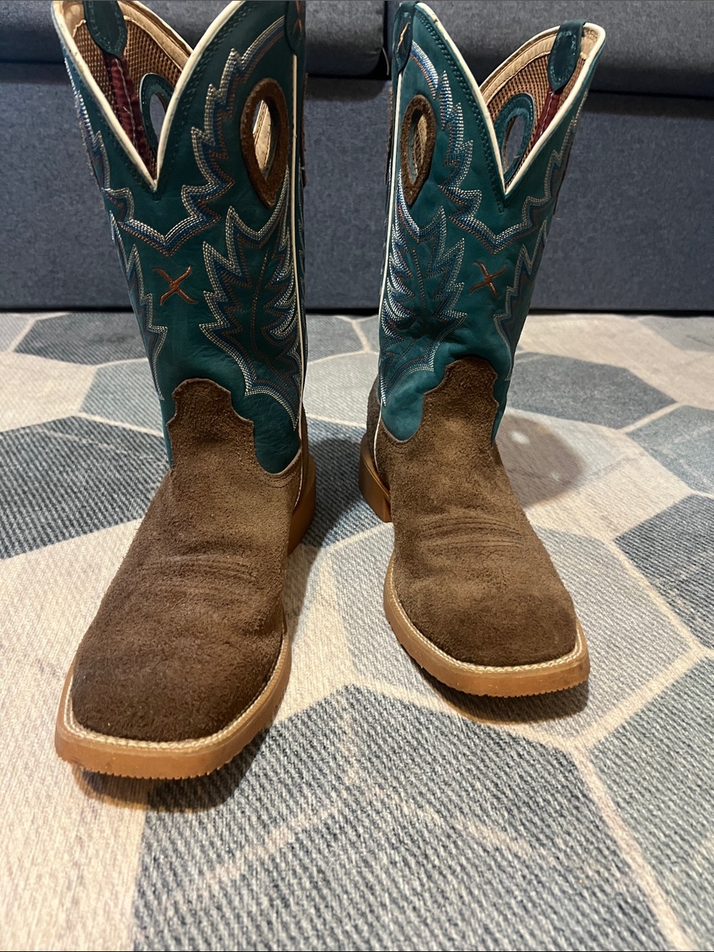 Twisted X Tech X Roughout Cowboy Boots